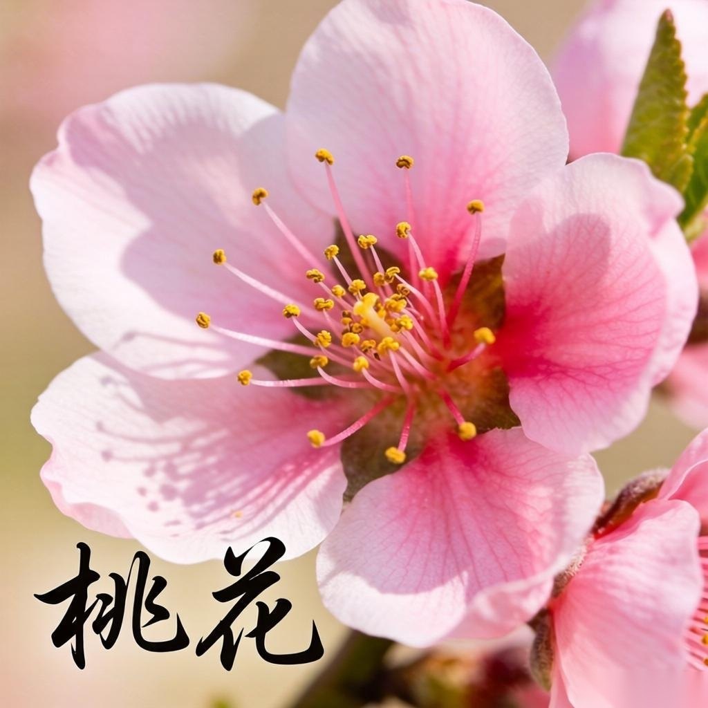 桃花的外形之美