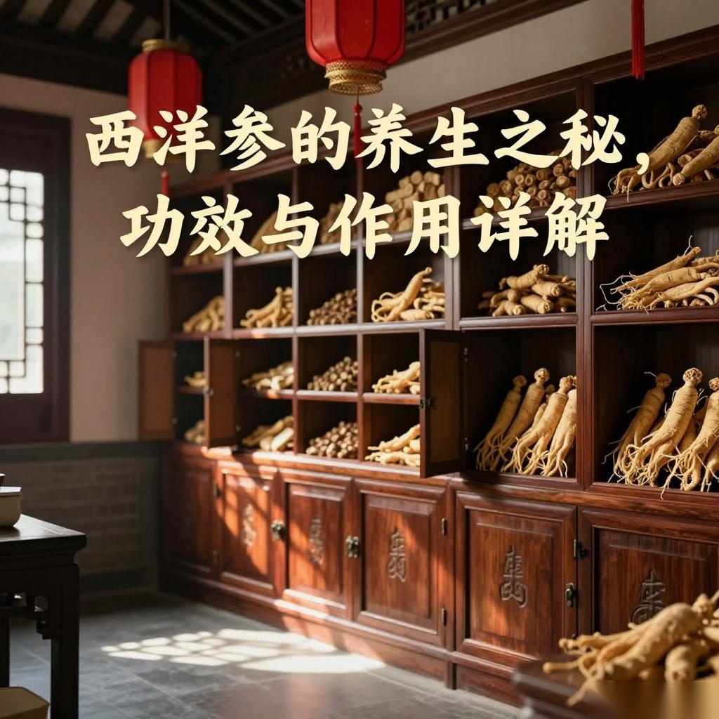 西洋参的养生之秘，功效与作用详解