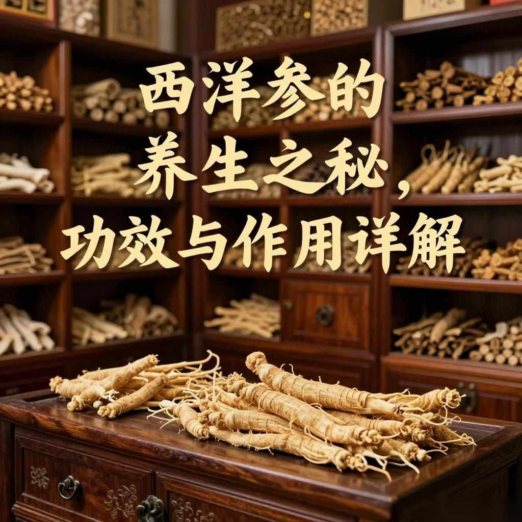 西洋参的养生之秘,功效与作用详解