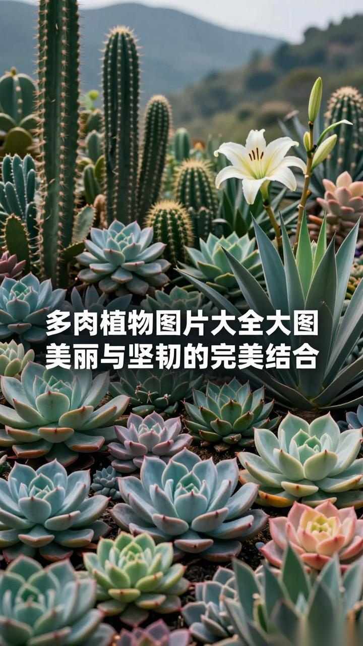 多肉植物图片大全大图,美丽与坚韧的完美结合