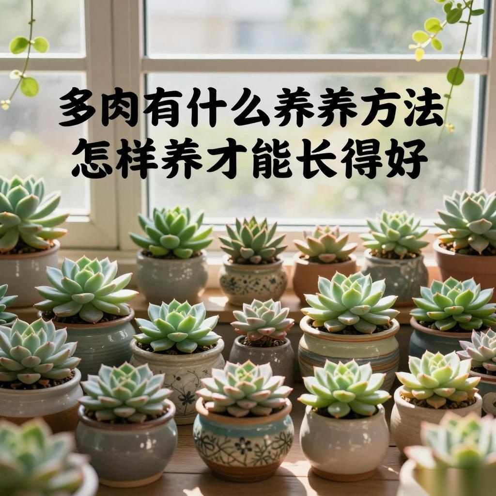 多肉有什么养殖方法 怎样养才能长得好