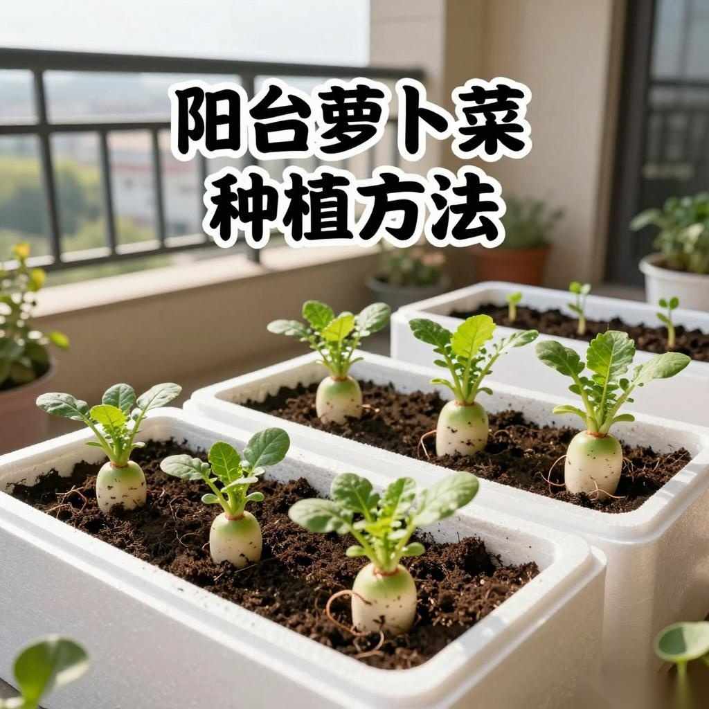 阳台萝卜菜的种植方法