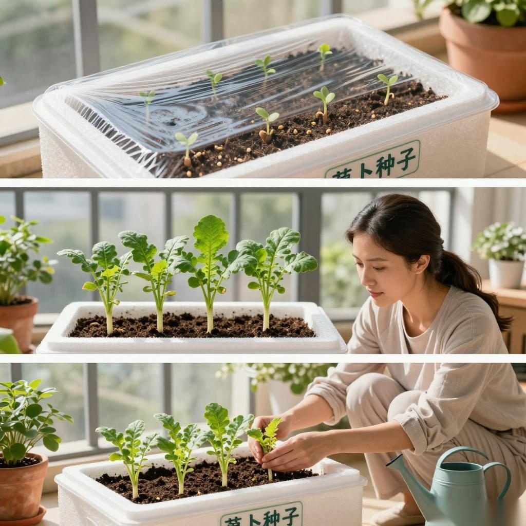 阳台萝卜菜的种植方法