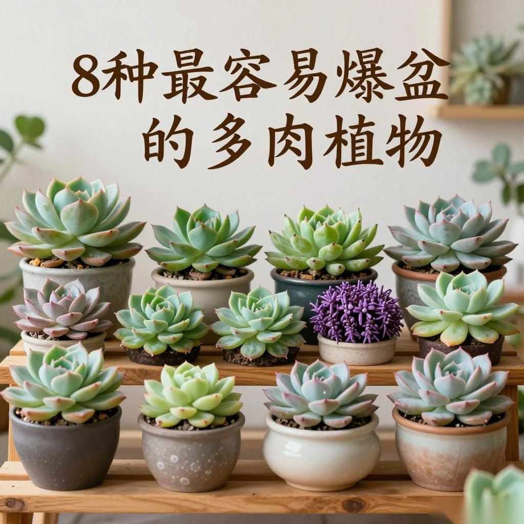 8种最容易爆盆的多肉植物