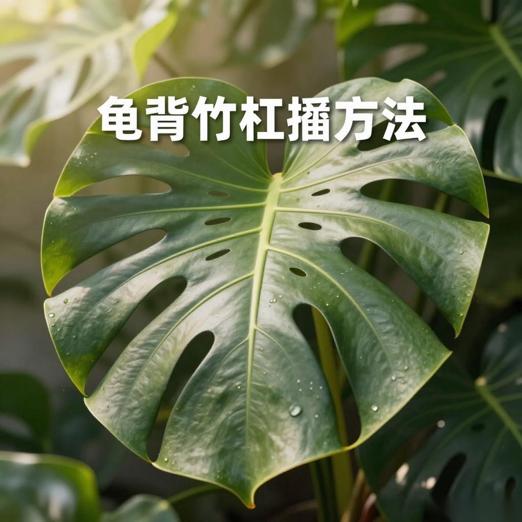 龟背竹怎么扦插