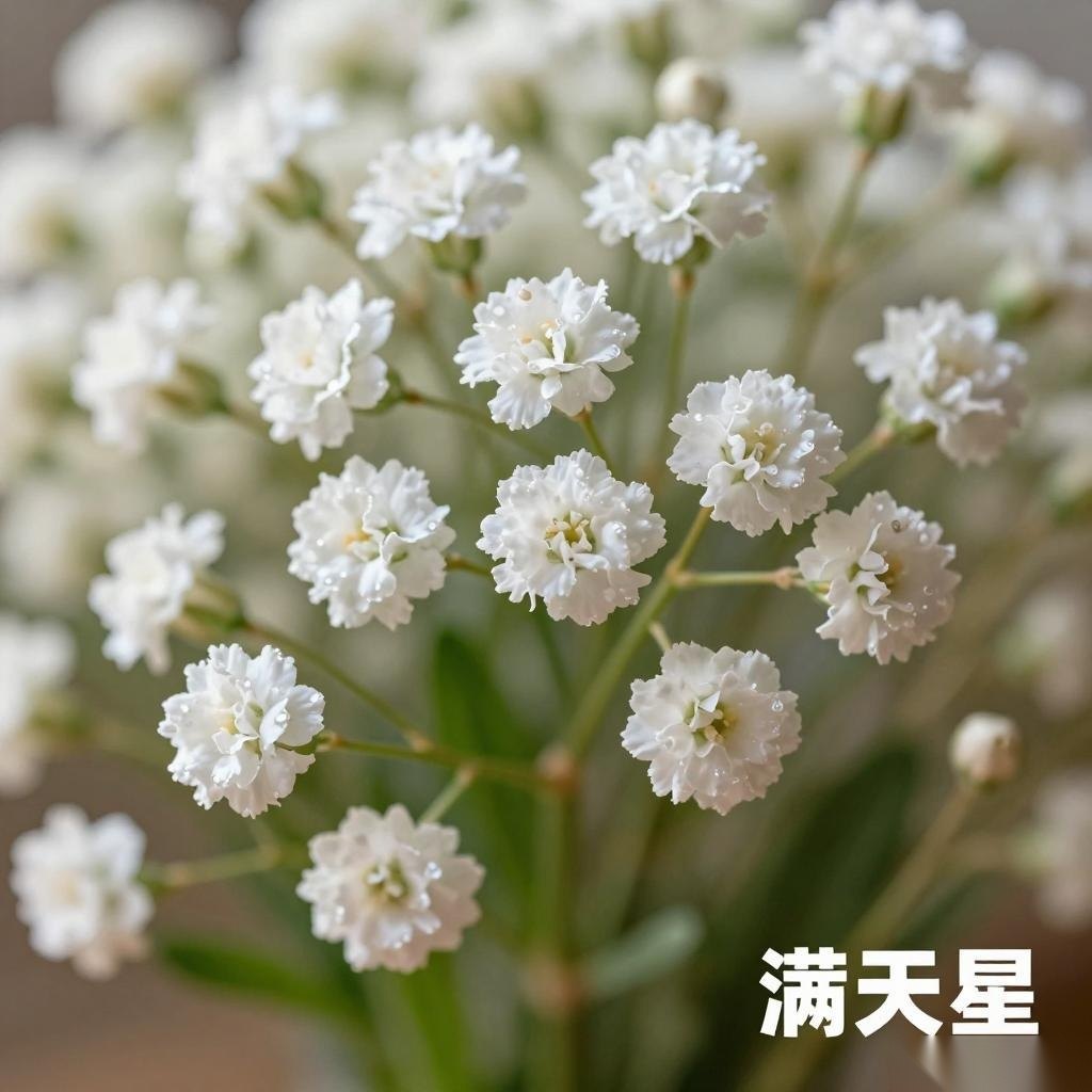 白色满天星的花语