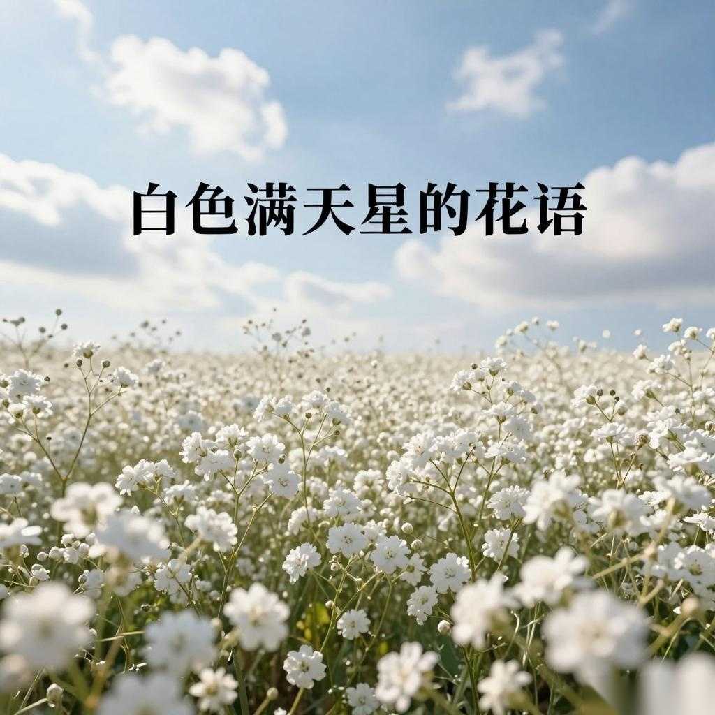 白色满天星的花语