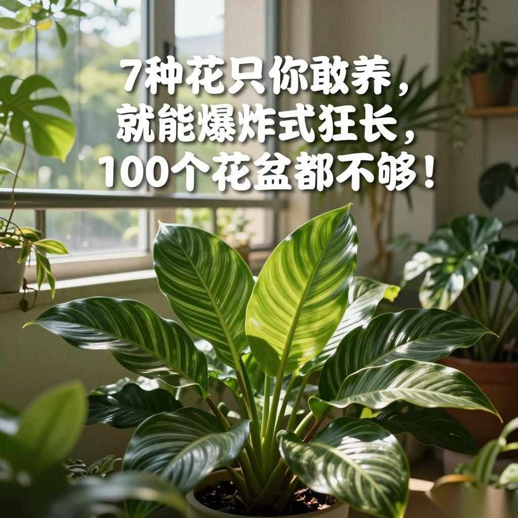 7种花只要你敢养,就能爆炸式狂长,100个花盆都不够!