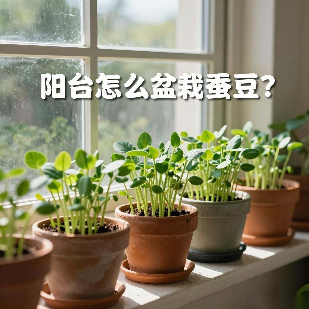 阳台怎么盆栽蚕豆？