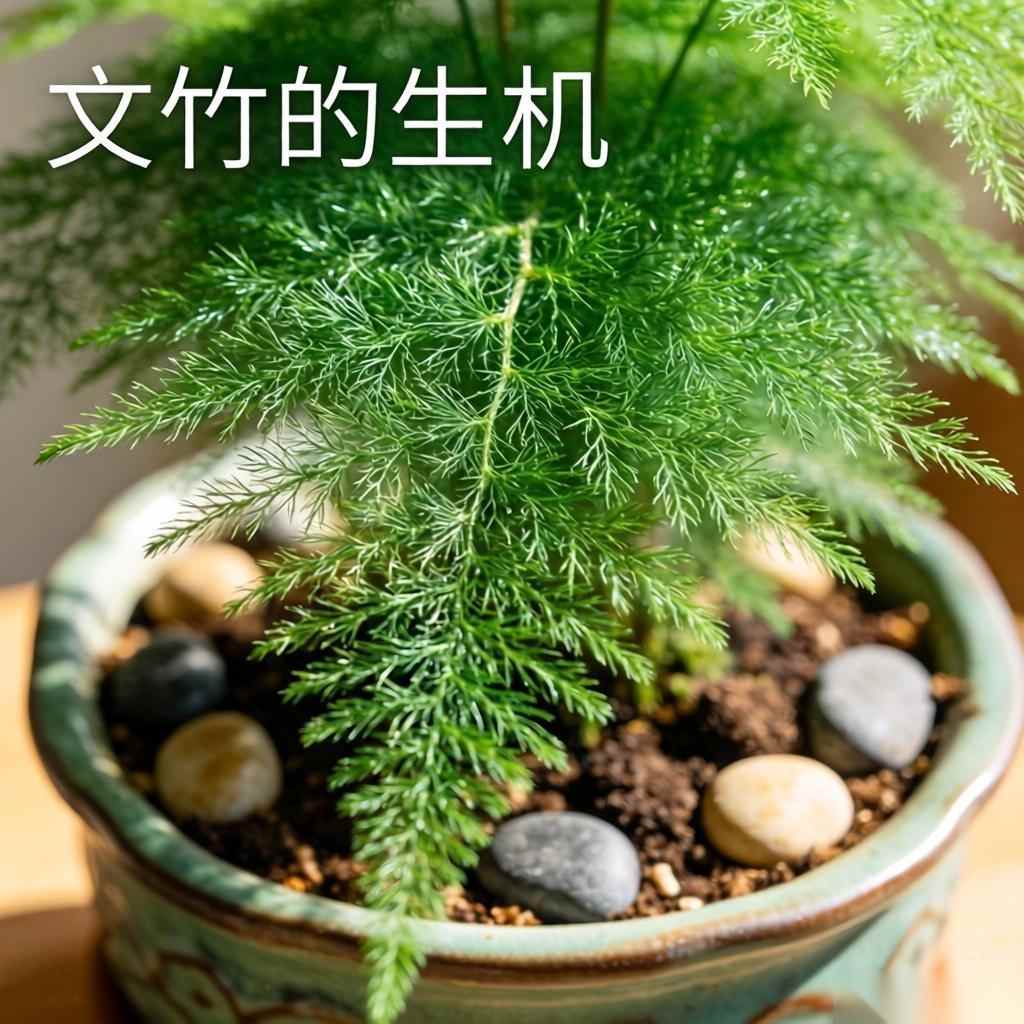 文竹盆景之美,静谧与雅致的完美结合