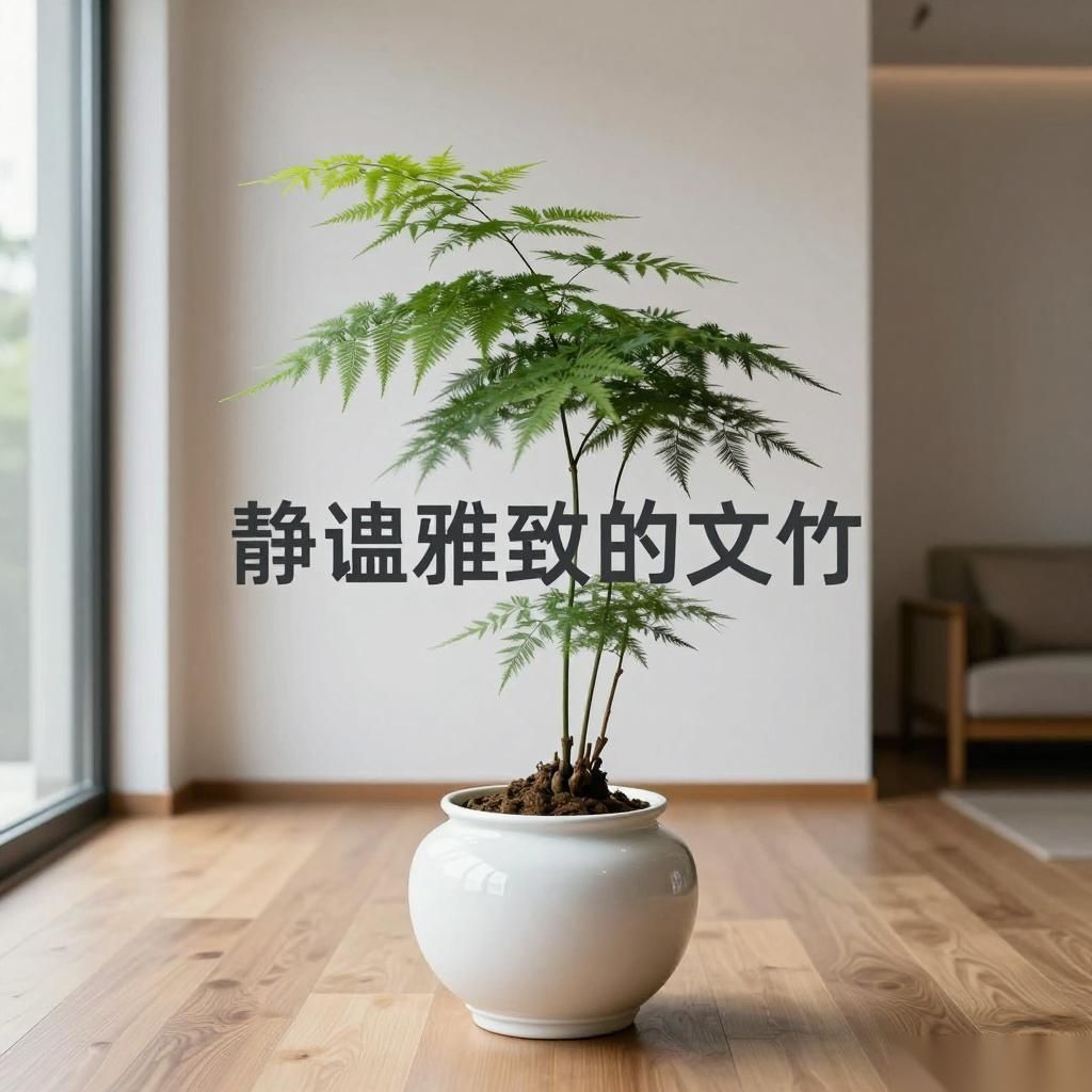 文竹盆景之美,静谧与雅致的完美结合
