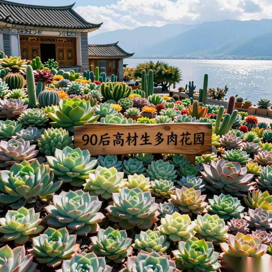 90后高材生，包地20亩种多肉，爱情事业双丰收！