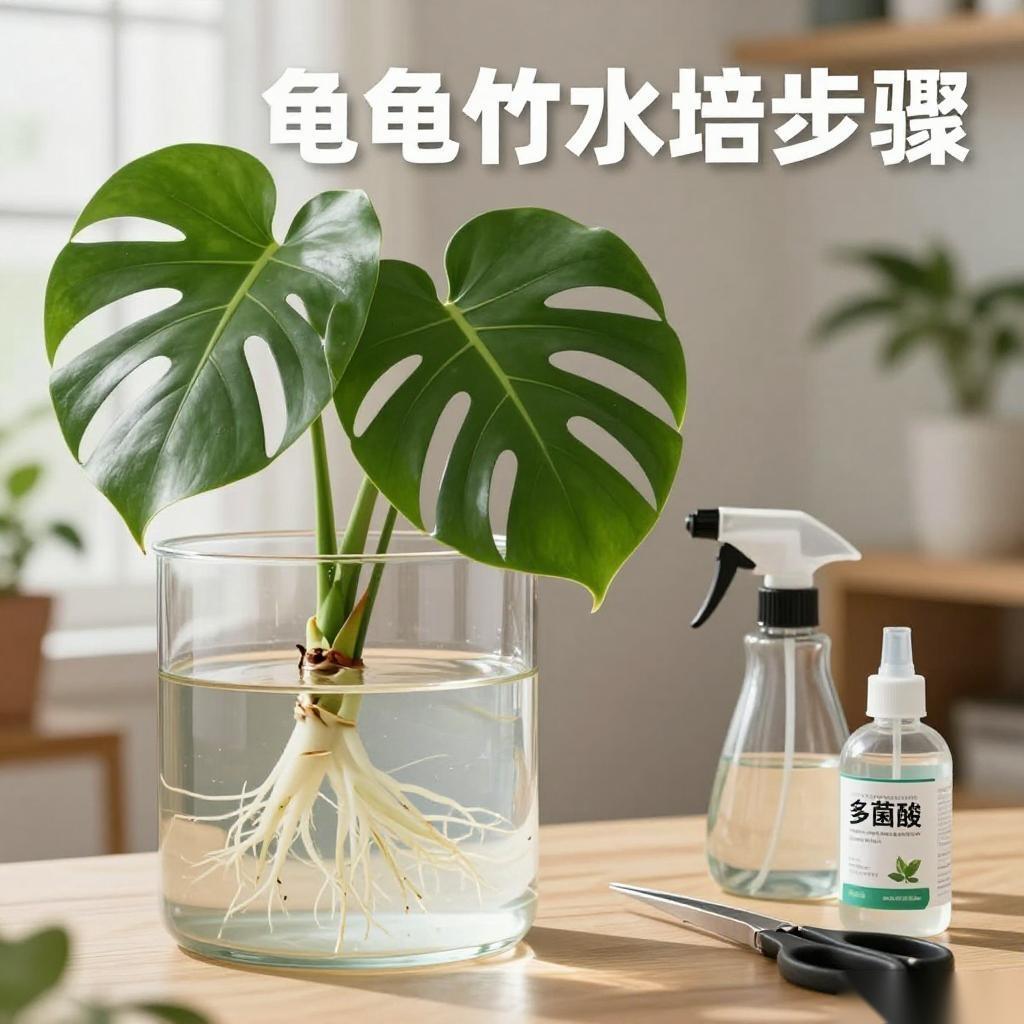 龟背竹怎么进行水培,水培能养活吗