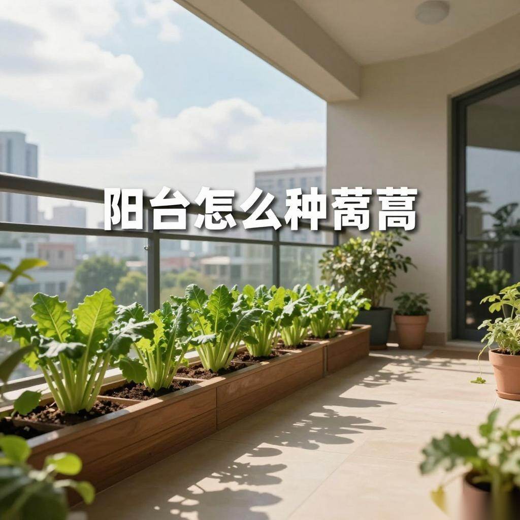 阳台怎么种茼蒿