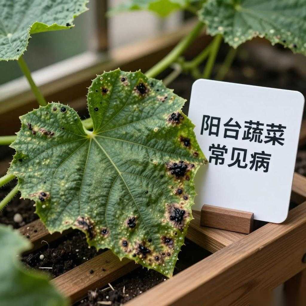阳台蔬菜常见病