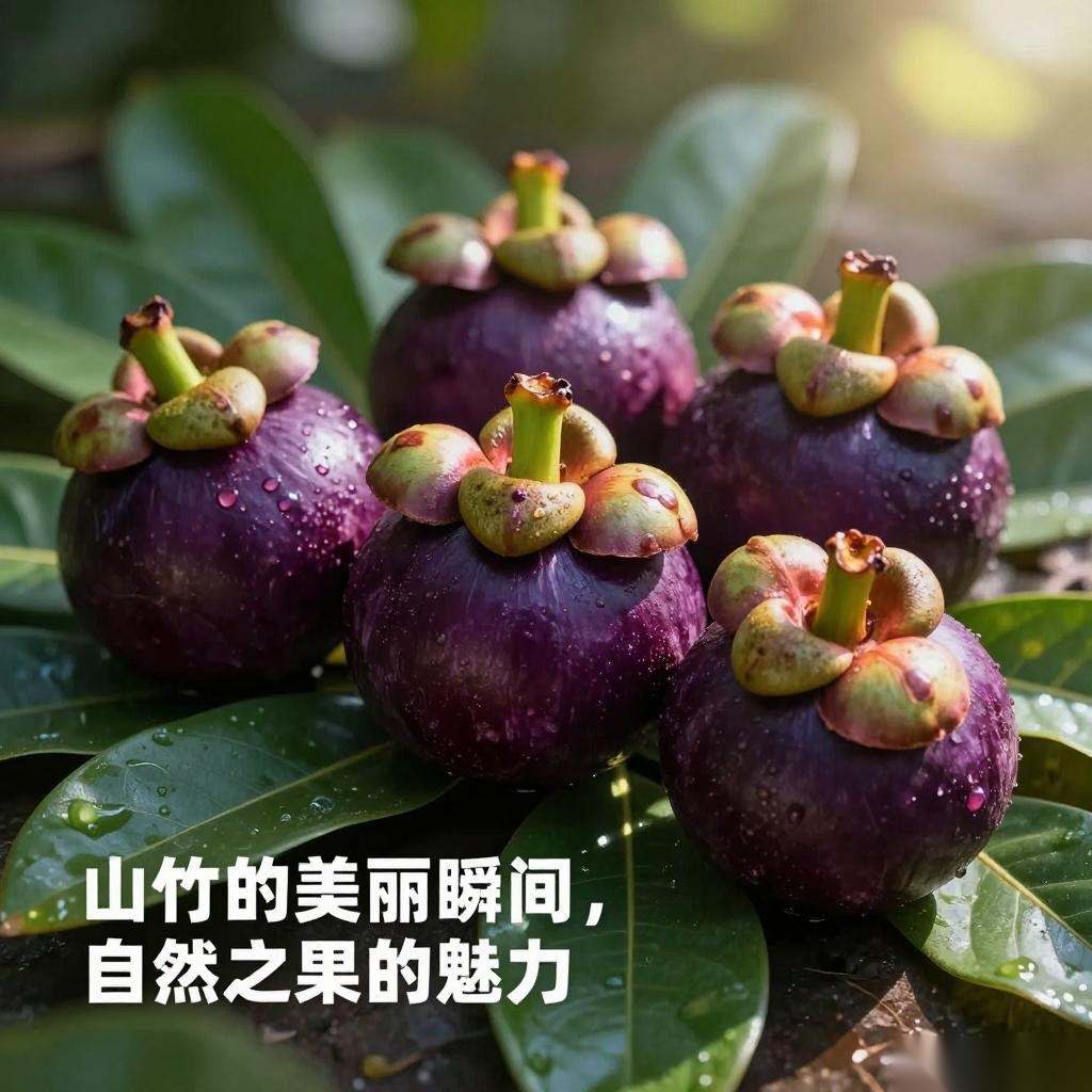 山竹的美丽瞬间，自然之果的魅力