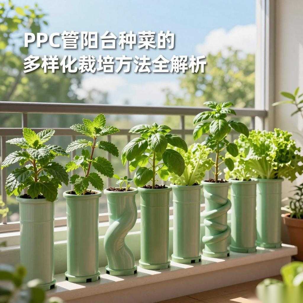 阳台种菜巧用PVC管,多样化栽培方法全解析-美典花卉云巢