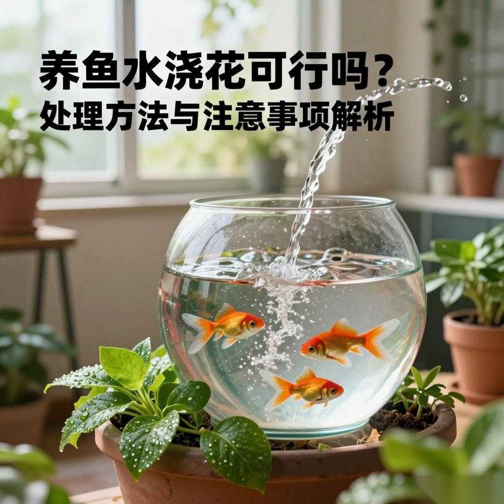 养鱼水浇花可行吗?处理方法与注意事项解析-美典花卉云巢