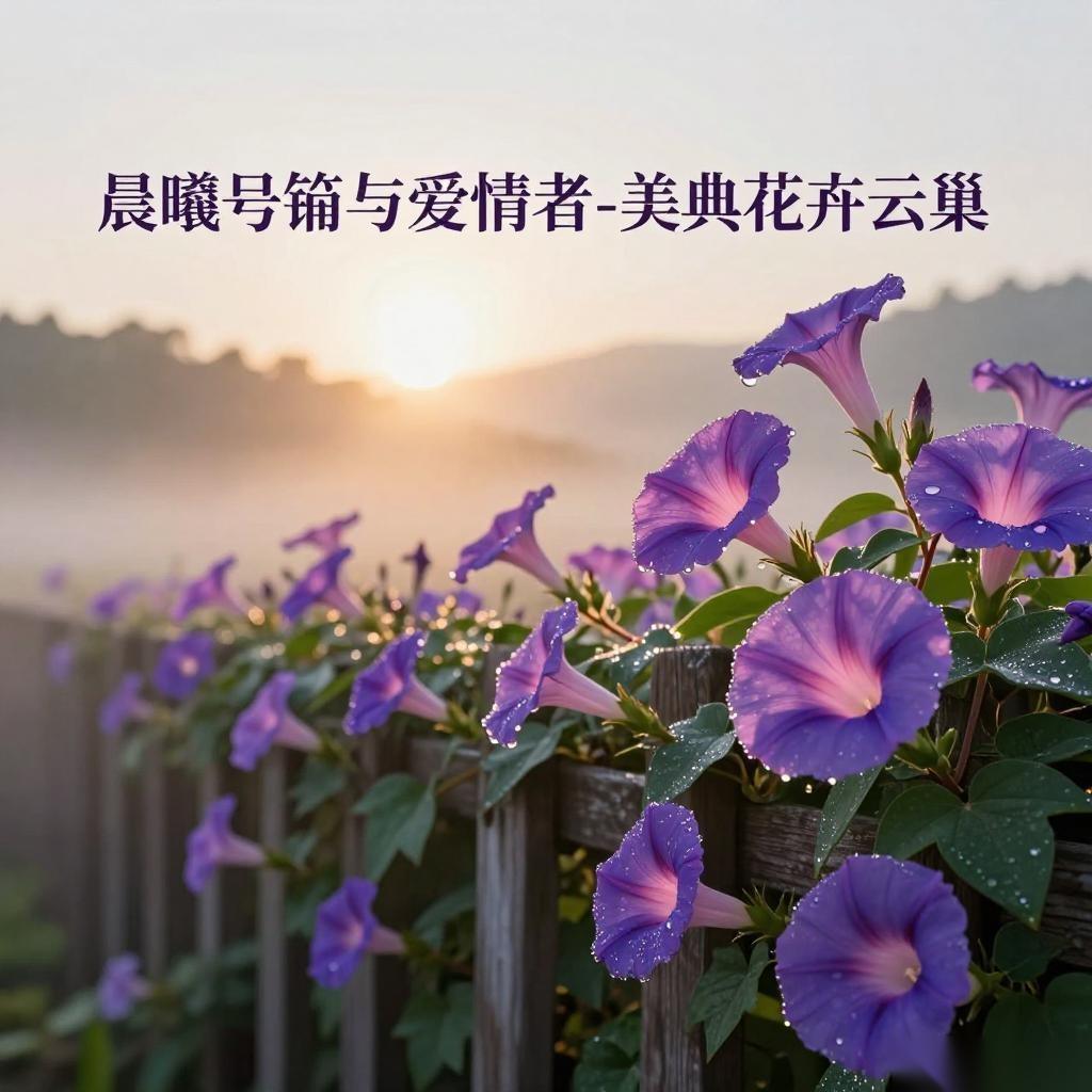 牵牛花诗意比喻：晨曦号角与爱情使者-美典花卉云巢