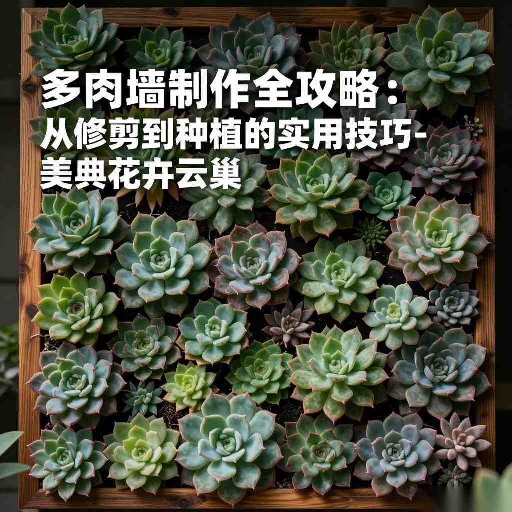 多肉墙制作全攻略：从修剪到种植的实用技巧-美典花卉云巢
