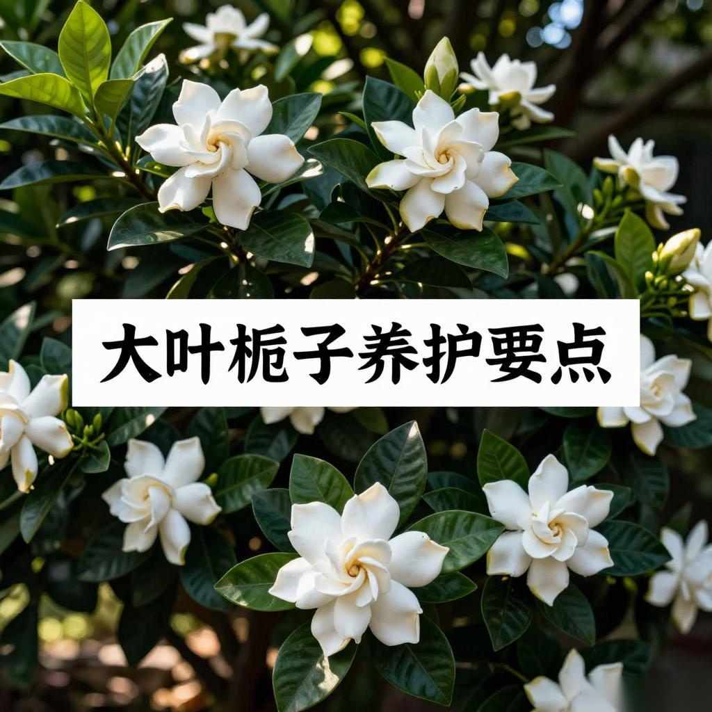 大叶栀子养护要点：土壤酸性、湿度光照与越冬管理-美典花卉云巢