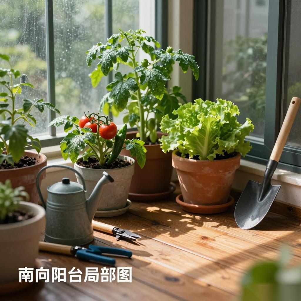 阳台种菜如何选蔬菜：朝向与封闭性决定成败-美典花卉云巢
