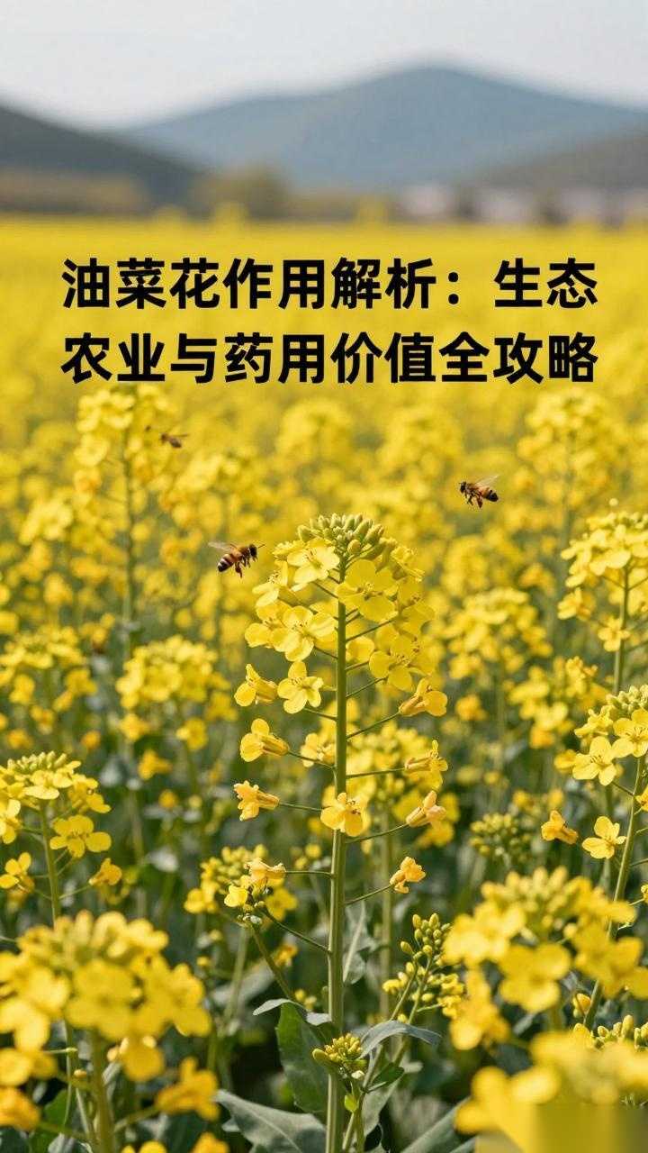 油菜花作用解析：生态农业与药用价值全攻略-美典花卉云巢