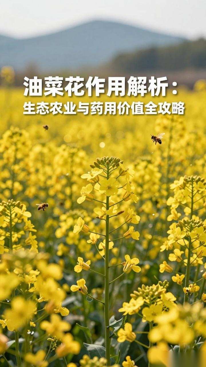油菜花作用解析:生态农业与药用价值全攻略-美典花卉云巢