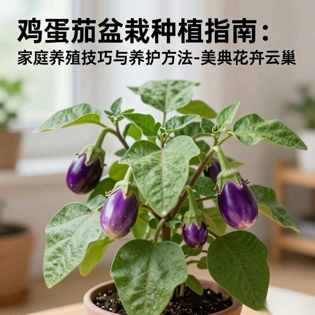 鸡蛋茄盆栽种植指南:家庭养殖技巧与养护方法-美典花卉云巢