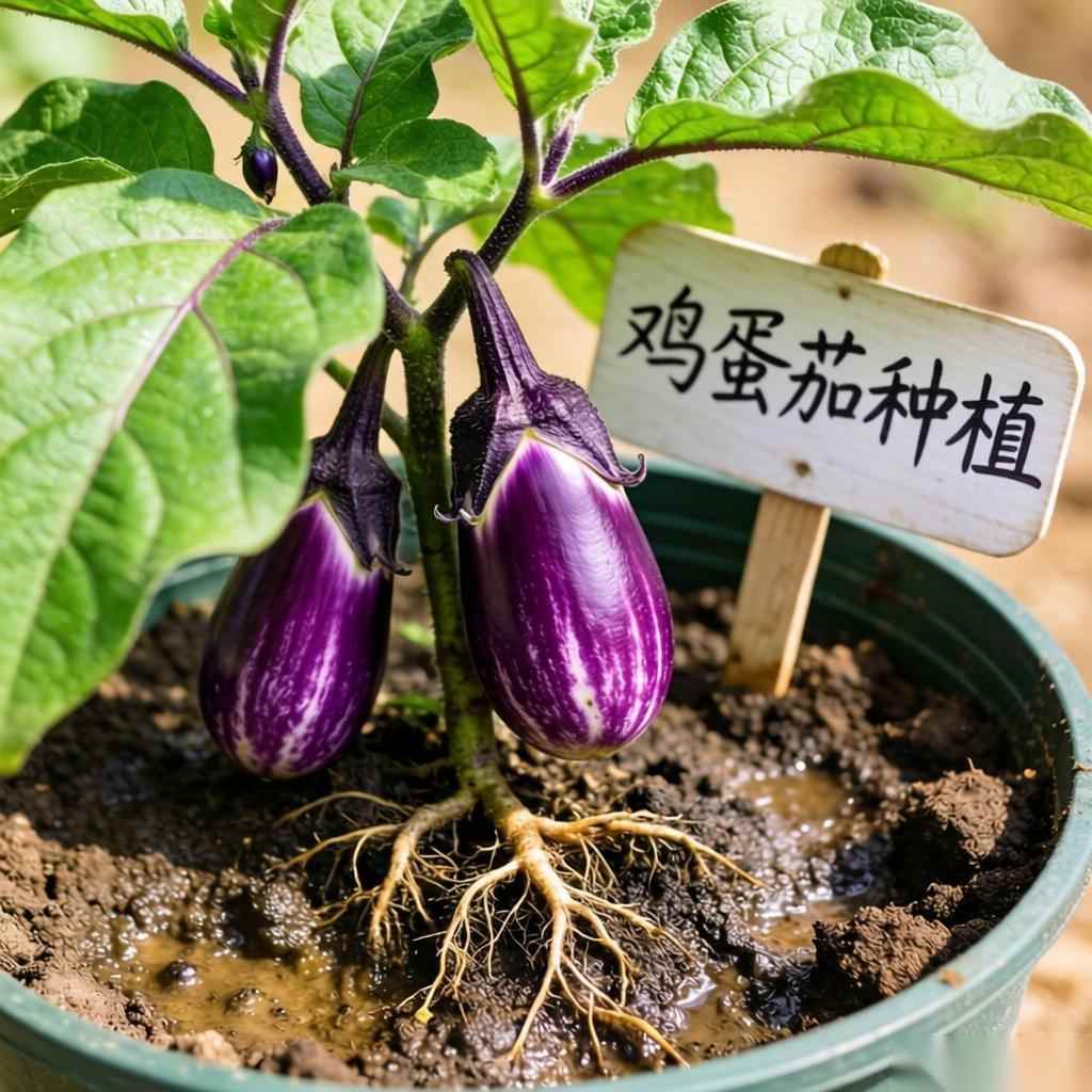 鸡蛋茄盆栽种植指南:家庭养殖技巧与养护方法-美典花卉云巢