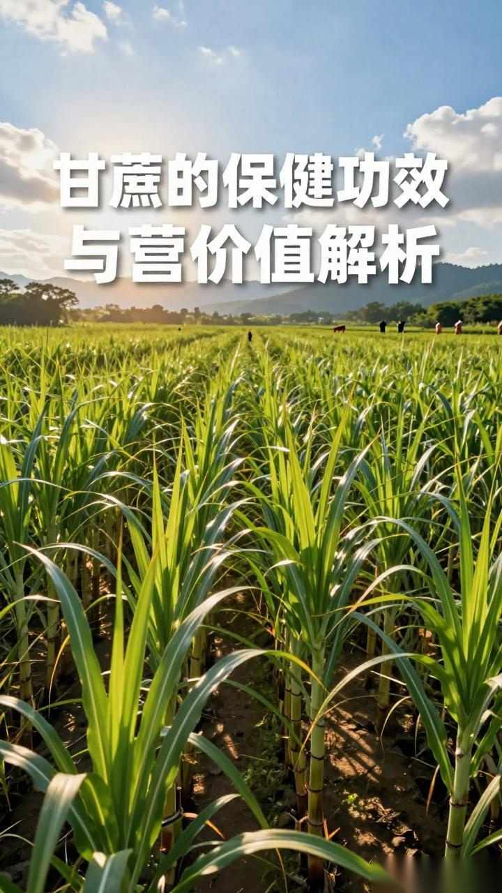 甘蔗的保健功效与营养价值解析-美典花卉云巢