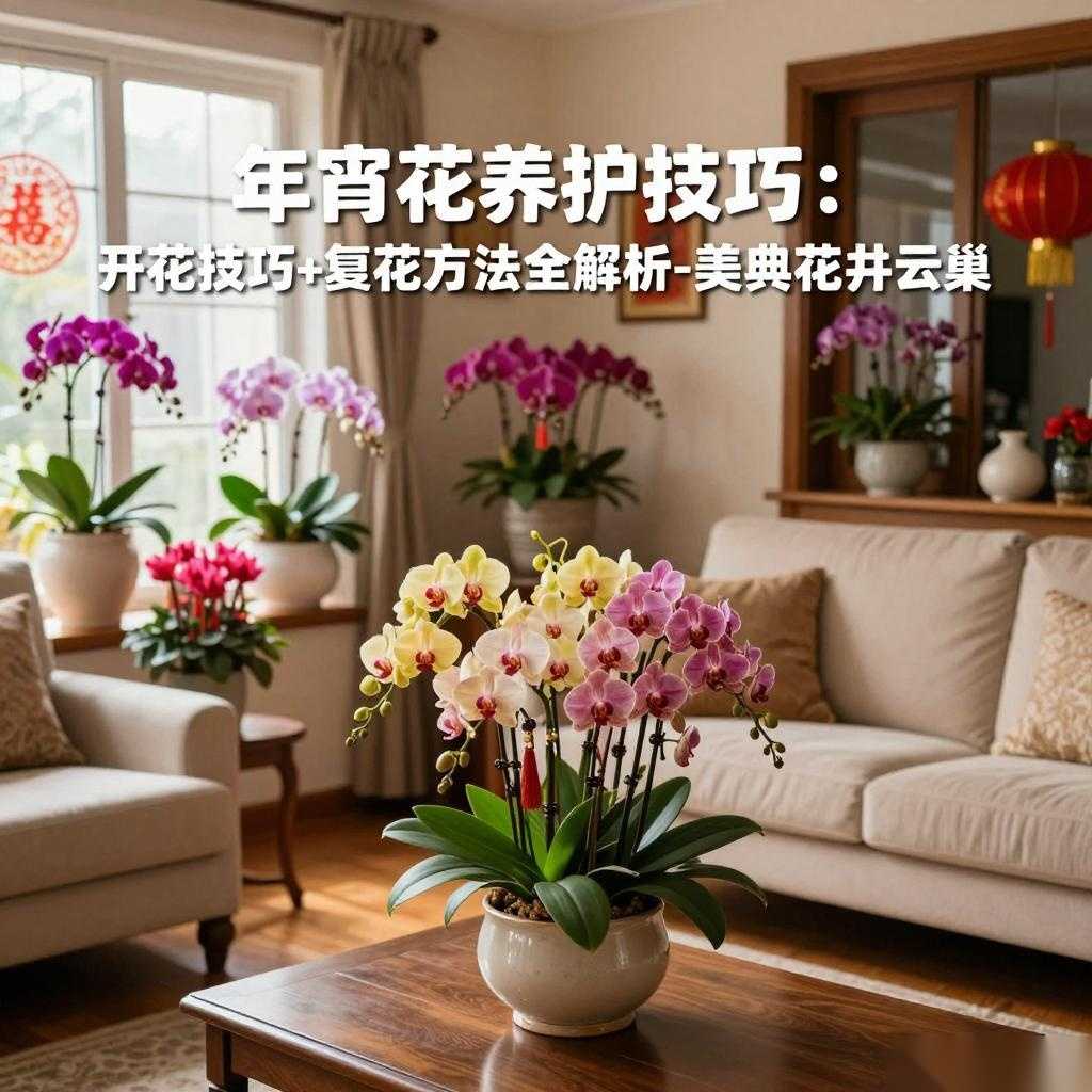 年宵花养护技巧:开花技巧+复花方法全解析-美典花卉云巢
