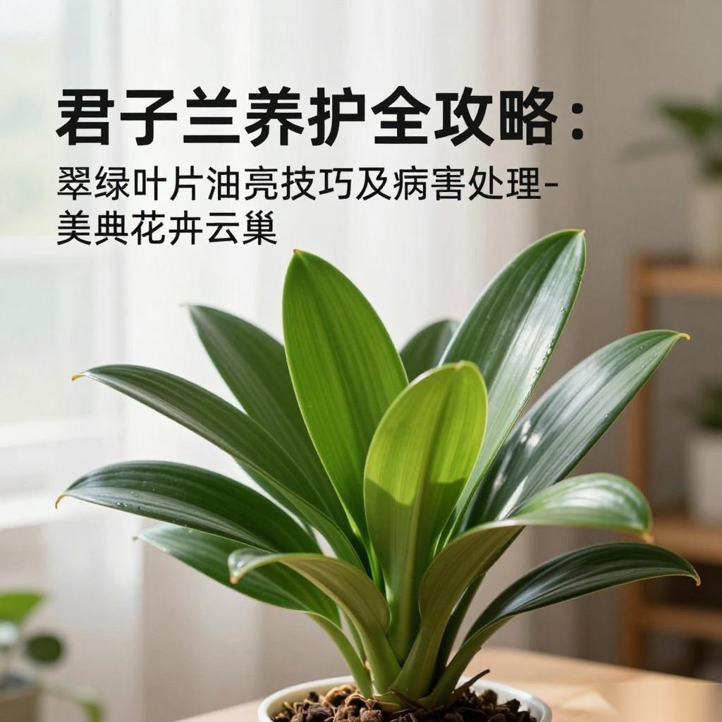 君子兰养护全攻略：翠绿叶片油亮技巧及病害处理-美典花卉云巢
