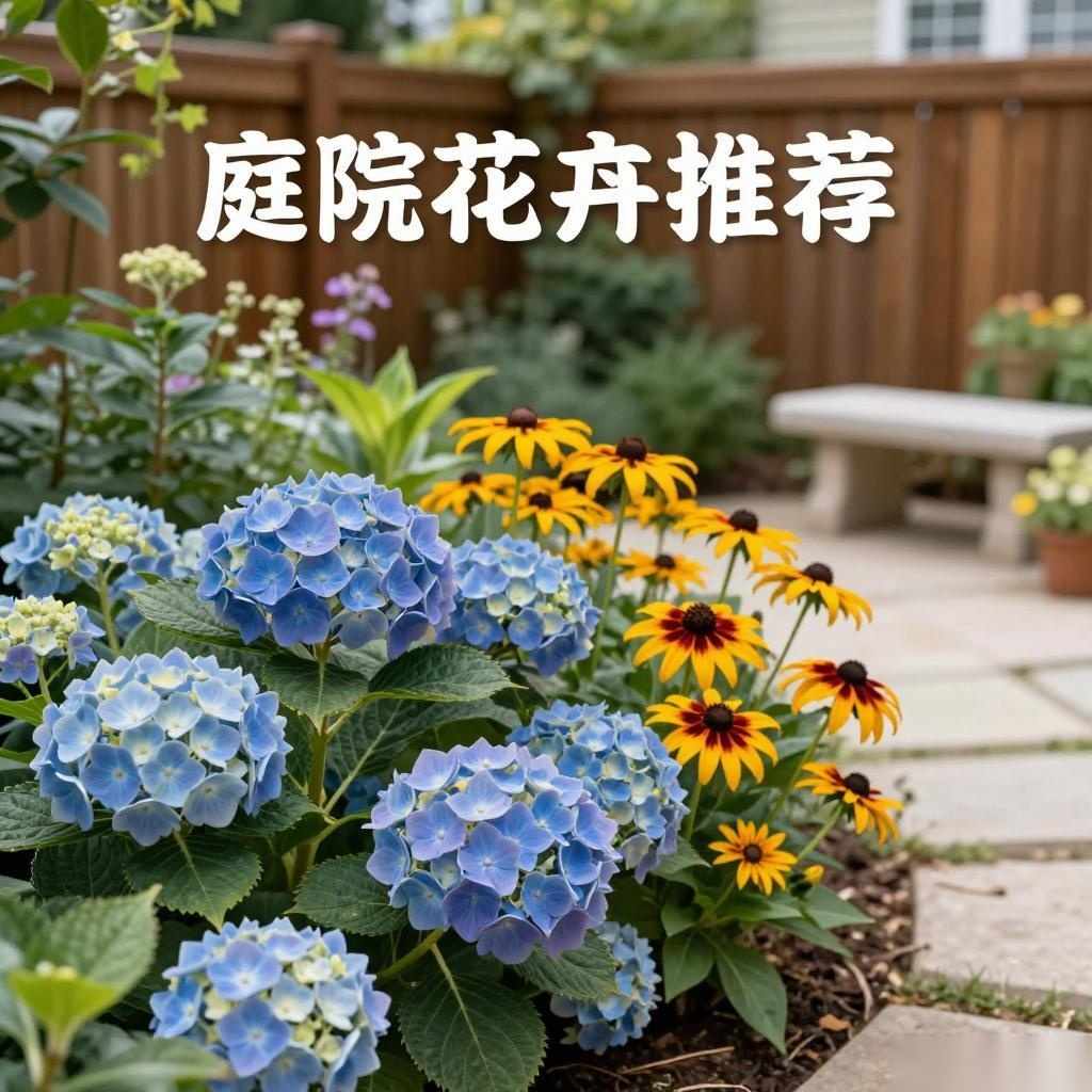 庭院花卉推荐：绣球花、黑心菊等耐寒品种-美典花卉云巢