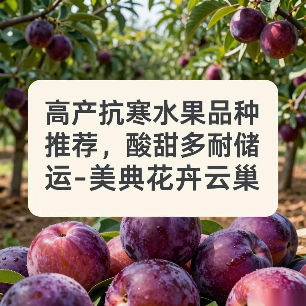 高产抗寒水果品种推荐，酸甜多汁耐储运-美典花卉云巢