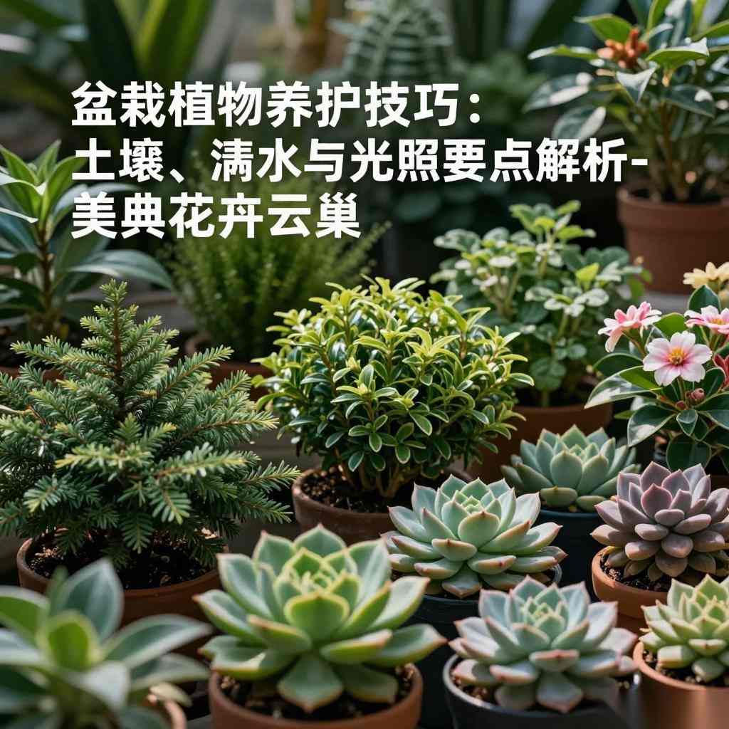 盆栽植物养护技巧：土壤、浇水与光照要点解析-美典花卉云巢