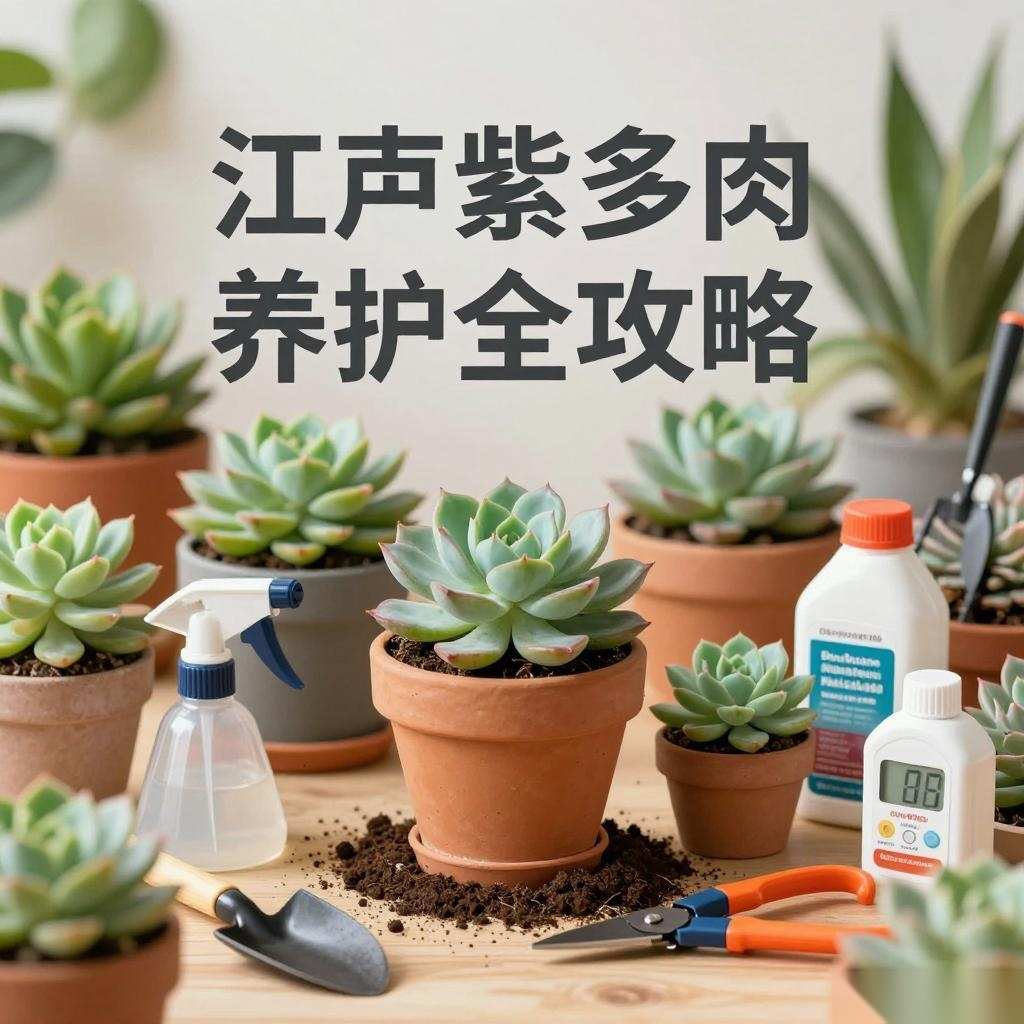 江户紫多肉养护全攻略:土壤、光照与浇水技巧-美典花卉云巢