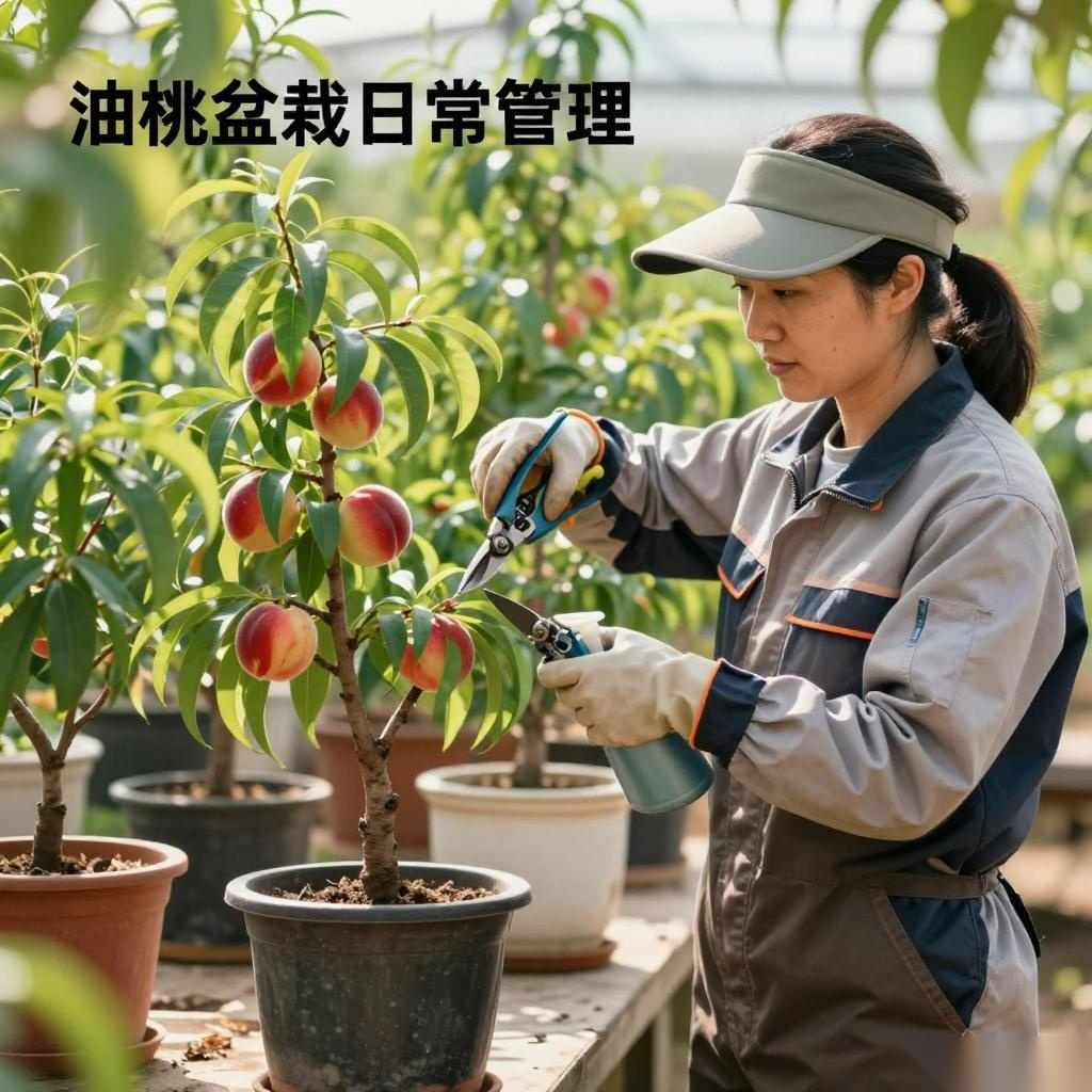 油桃盆栽种植技巧与管理要点-美典花卉云巢