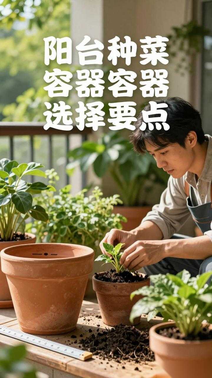 阳台种菜容器选择要点：排水性、材质与大小指南-美典花卉云巢