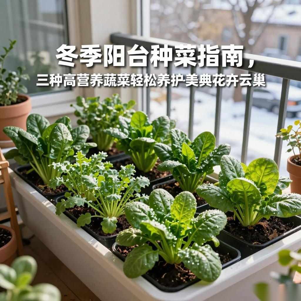 冬季阳台种菜指南，三种高营养蔬菜轻松养护-美典花卉云巢