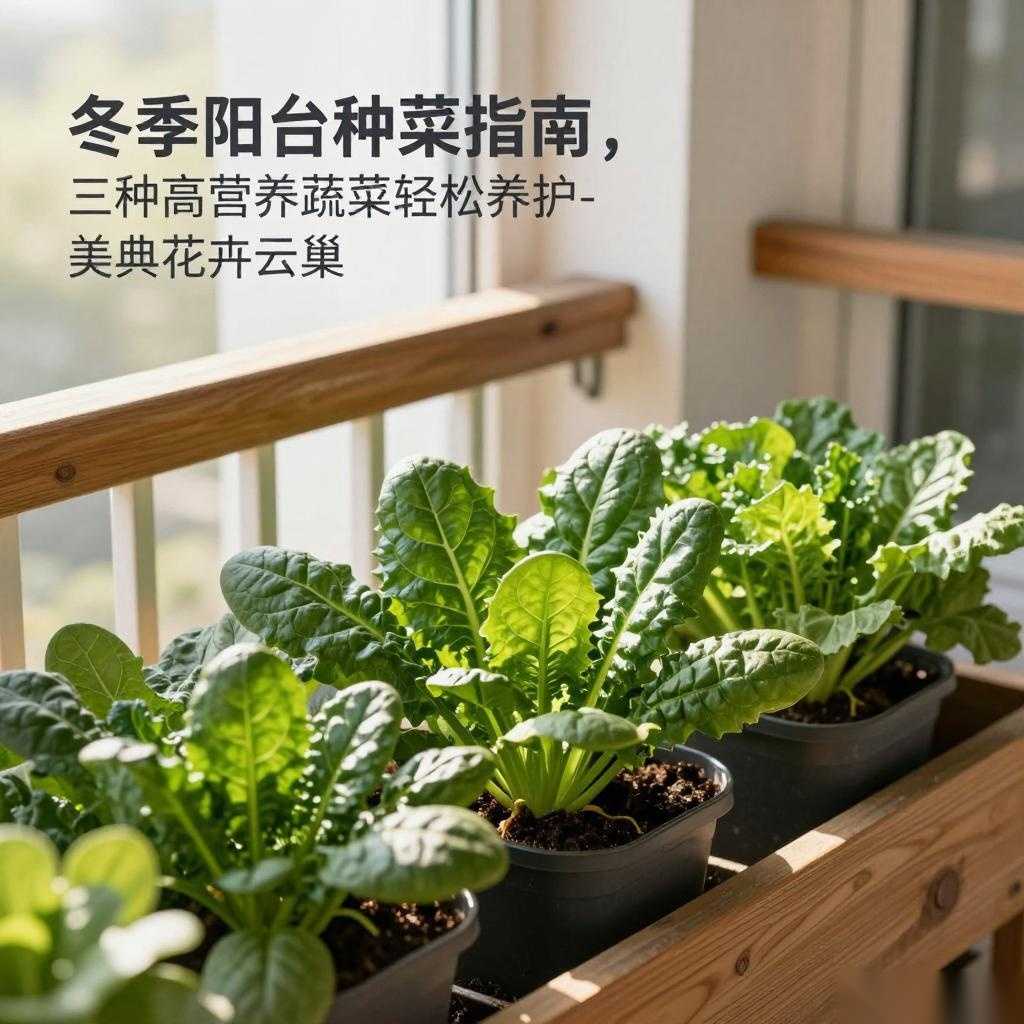 冬季阳台种菜指南,三种高营养蔬菜轻松养护-美典花卉云巢