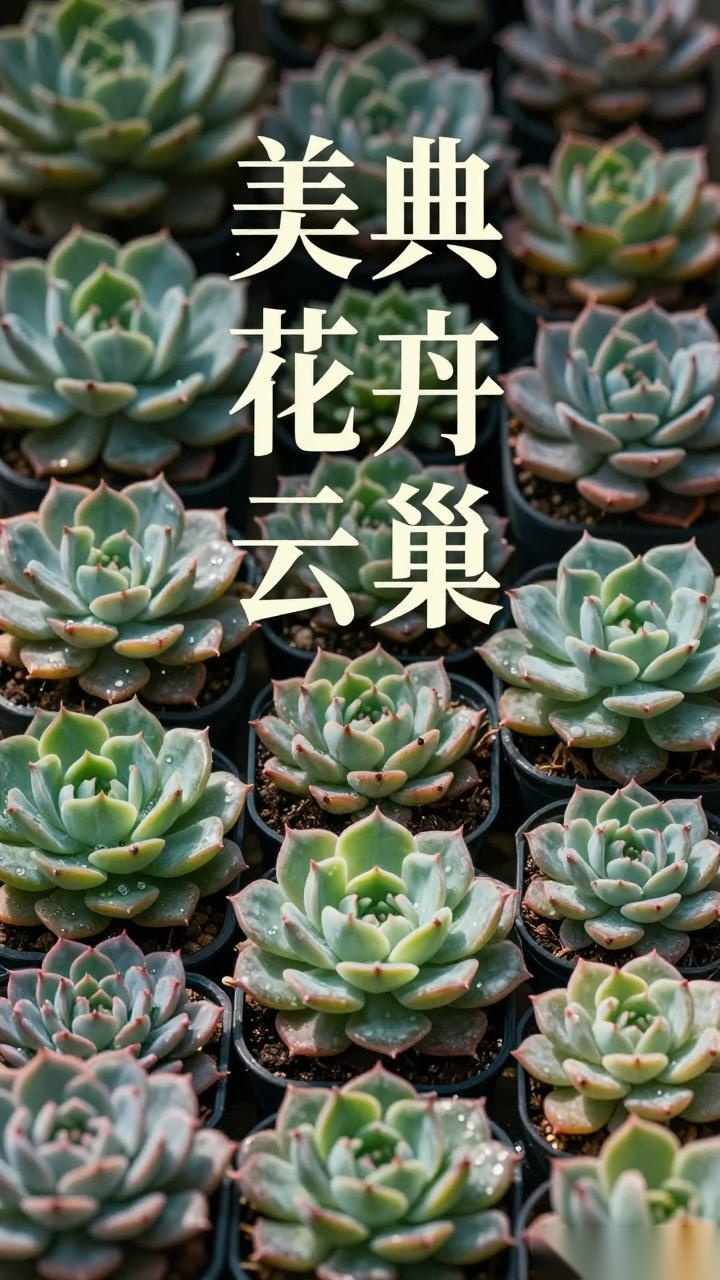 多肉植物品种大全及多肉植物作者推荐-美典花卉云巢