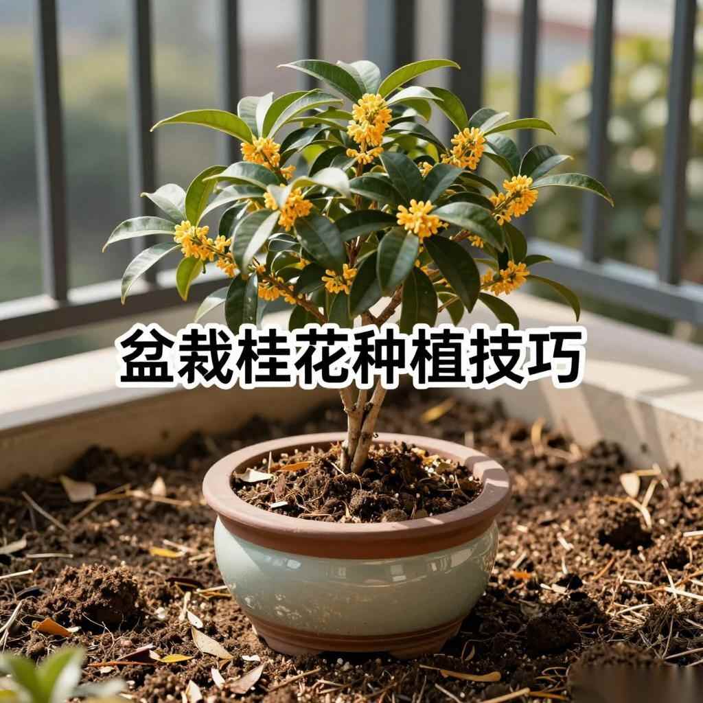 盆栽桂花种植技巧：土壤配比与光照管理-美典花卉云巢