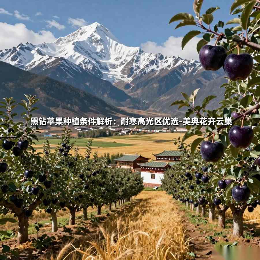黑钻苹果种植条件解析:耐寒高光区优选-美典花卉云巢
