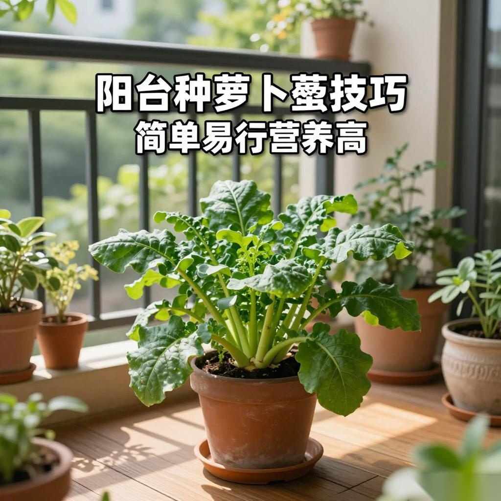 阳台种萝卜缨技巧 简单易行营养高-美典花卉云巢