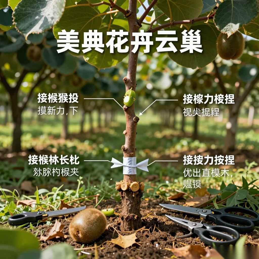猕猴桃嫁接时间与技术要点详解-美典花卉云巢