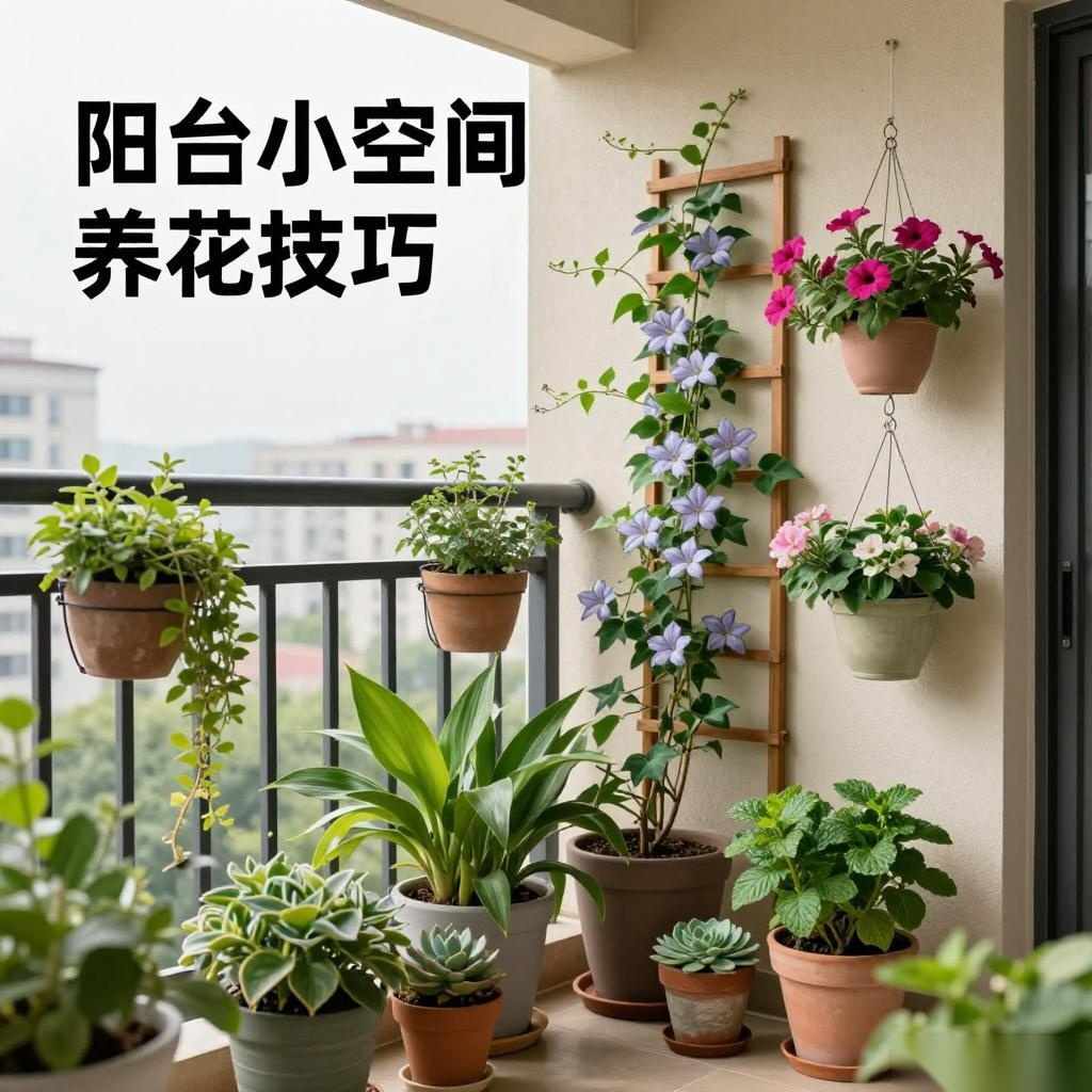阳台小空间养花技巧:地面/墙壁/空中/栏杆多种方法解析-美典花卉云巢
