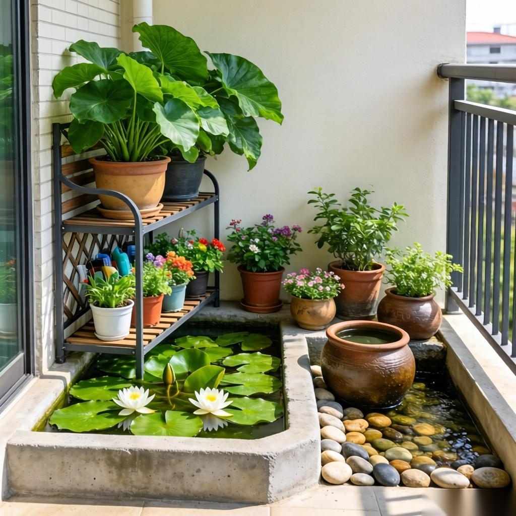 阳台小空间养花技巧:地面/墙壁/空中/栏杆多种方法解析-美典花卉云巢