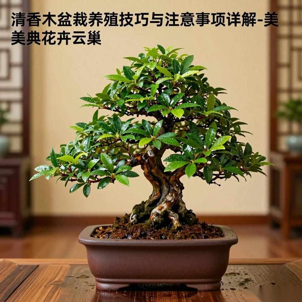 清香木盆栽养殖技巧与注意事项详解-美典花卉云巢