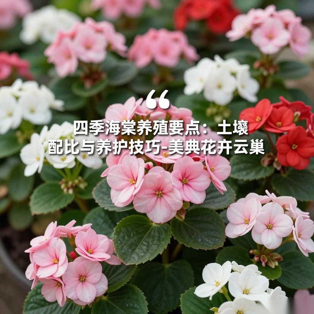 四季海棠养殖要点:土壤配比与养护技巧-美典花卉云巢